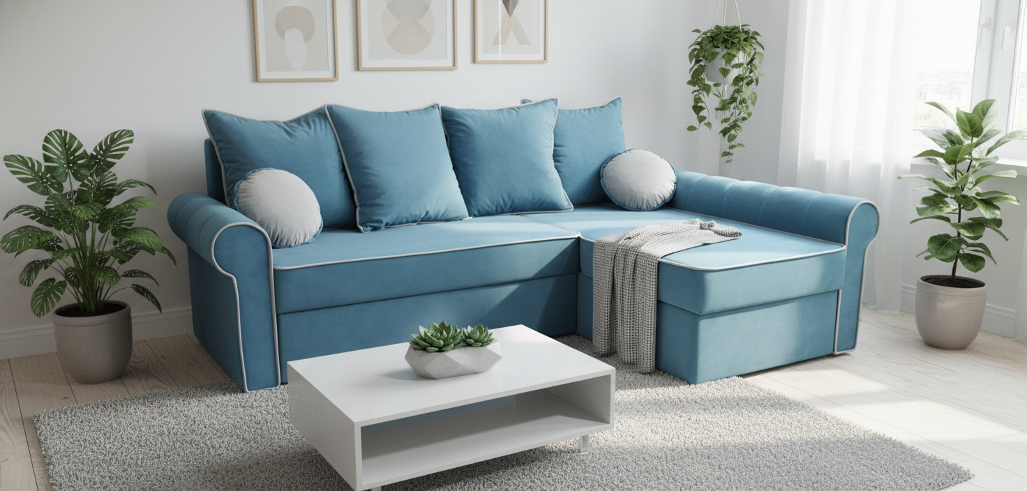 Диван с оттоманкой «Адель»