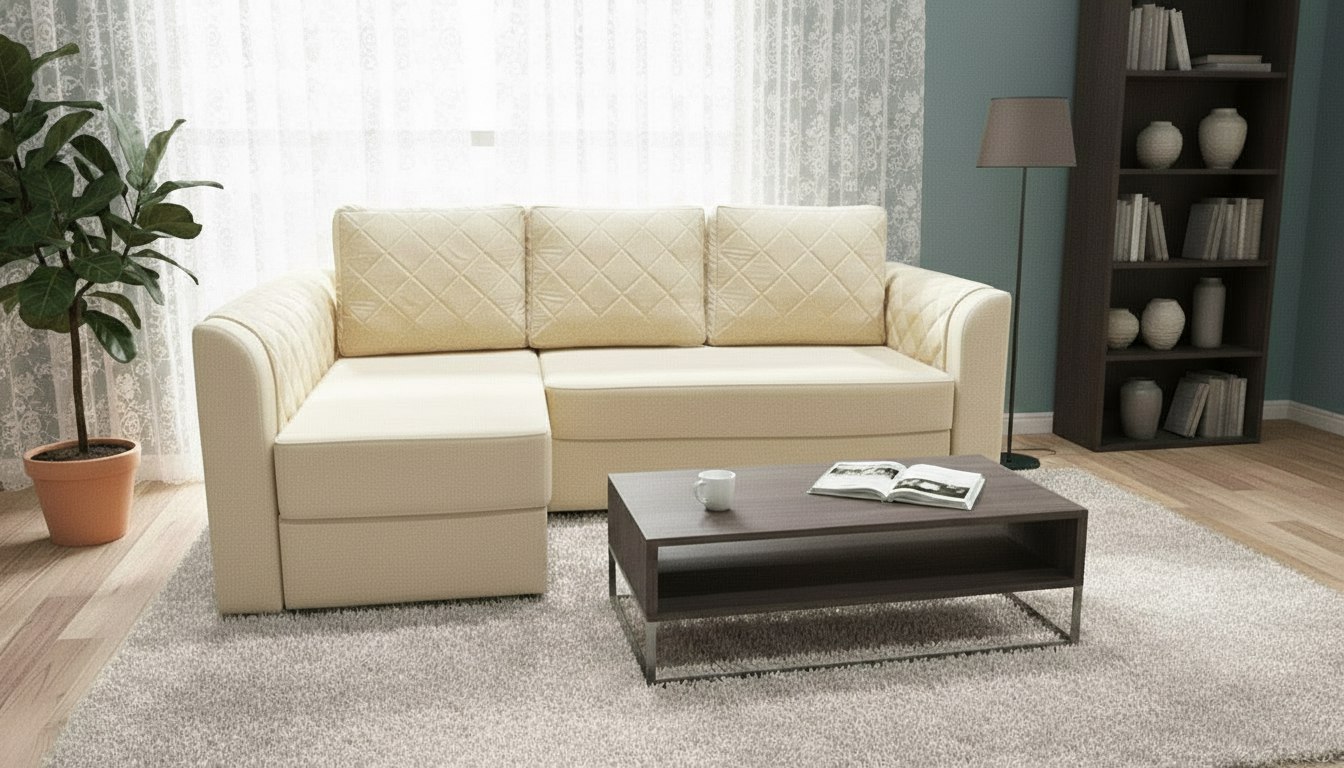 Диван с оттоманкой «Гермини»