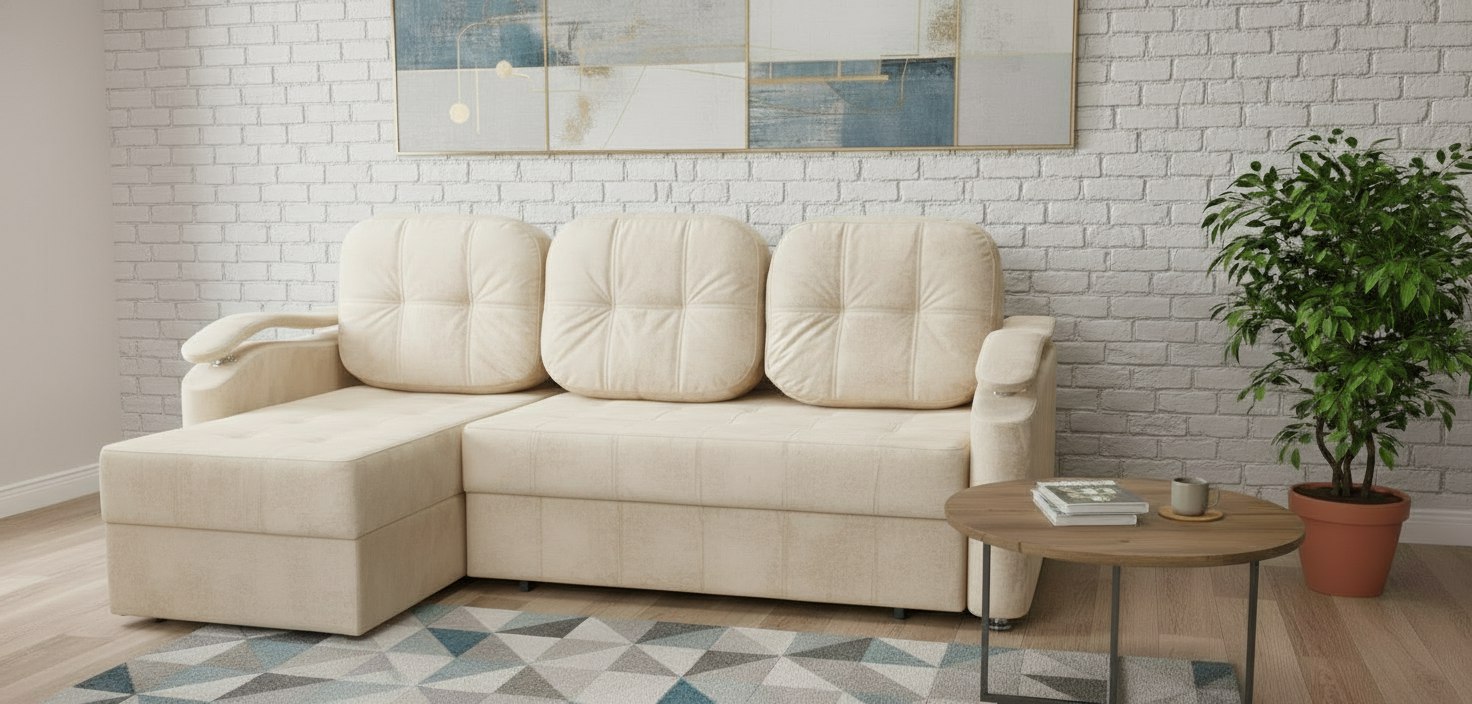 Диван с оттоманкой «Тис»