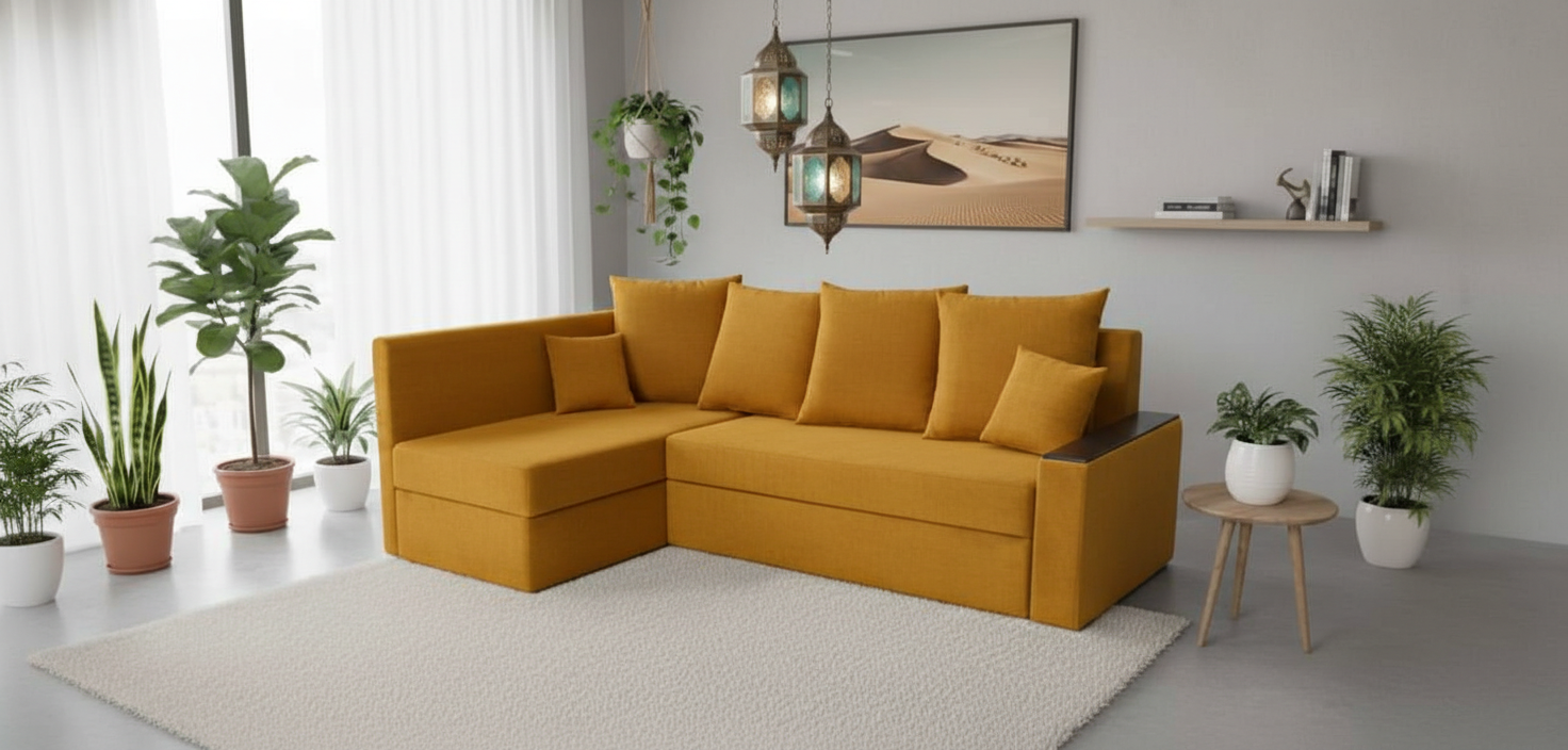 Диван с оттоманкой «Гербер»